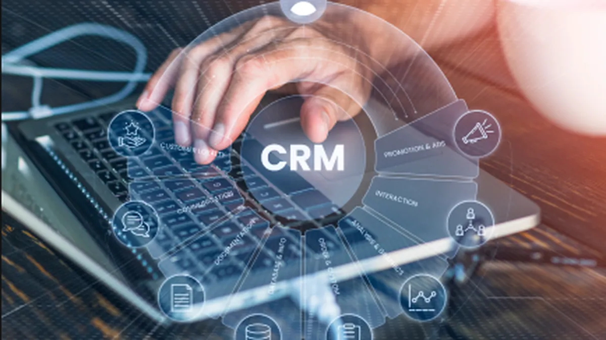 Real estate investor CRM concept with connected contact, deal and property data